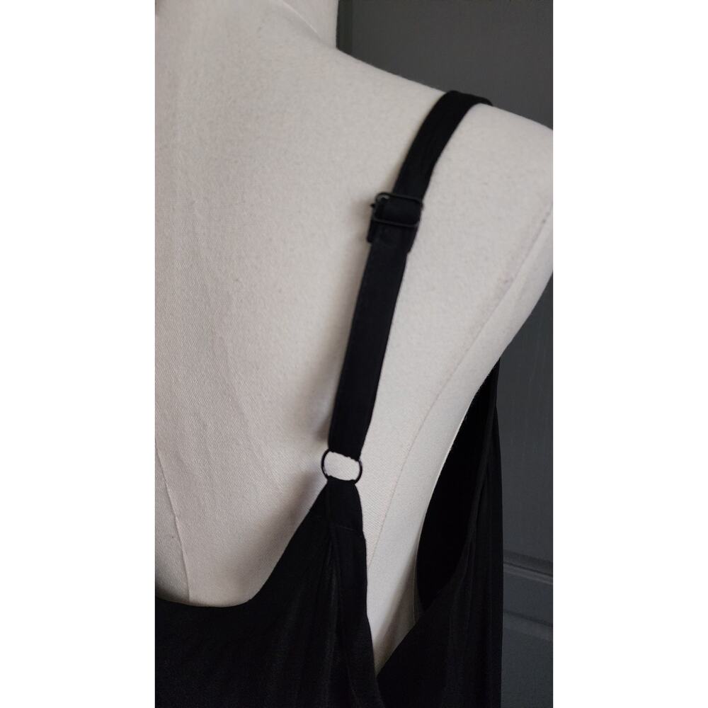 TORRID GOTH BOHO BLACK MAXI CHALLIS TRAPEZE DRESS SLEEVELESS 2 2X XXL 18 20 - Picture 8 of 10